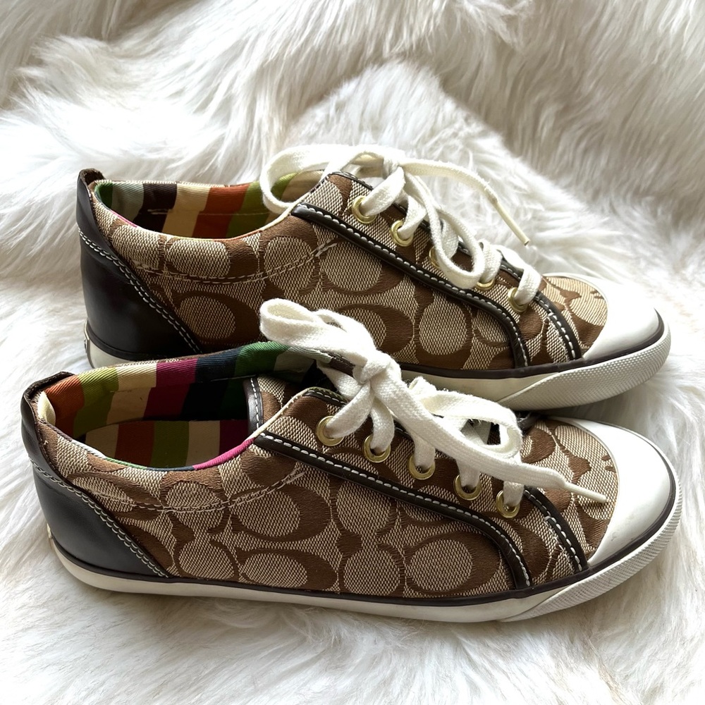Coach - Brown Monogram Sneaker